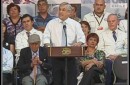 Piñera y Mañalich celebran fin de las listas de espera AUGE